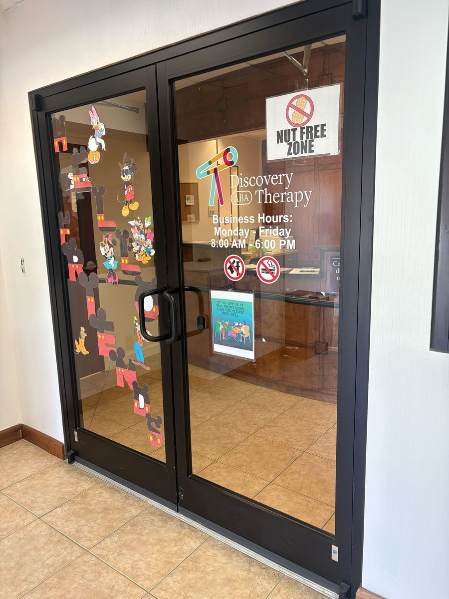 Discovery Therapy clinic entry doors