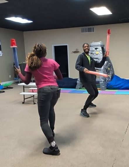 Killeen staff doing a team-building exercise